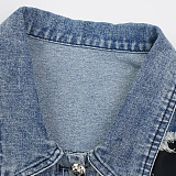SUPER WHOLESALE | Denim Patchwork Jacket