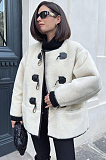 SUPER WHOLESALE | Cashmere Women’s Metal Lock Clasp Cardigan Coat