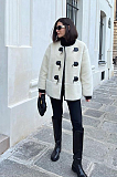 SUPER WHOLESALE | Cashmere Women’s Metal Lock Clasp Cardigan Coat