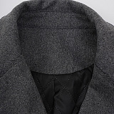 SUPER WHOLESALE | Loose Asymmetric Button Quilted Waist-Cinching Coat