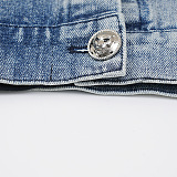 SUPER WHOLESALE | Denim Patchwork Jacket