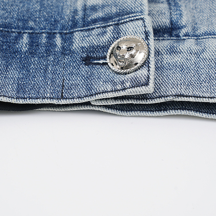 SUPER WHOLESALE | Denim Patchwork Jacket