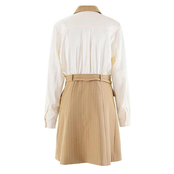 SUPER WHOLESALE | Double-Breasted Waist-Cinching Skirt