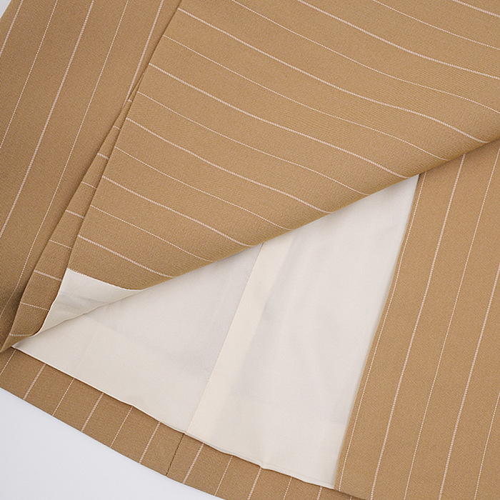 SUPER WHOLESALE | Double-Breasted Waist-Cinching Skirt