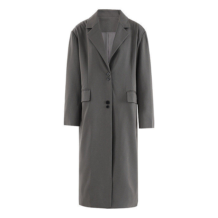 SUPER WHOLESALE |Single-Breasted Long Oversized Blazer