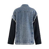 SUPER WHOLESALE | Denim Patchwork Jacket