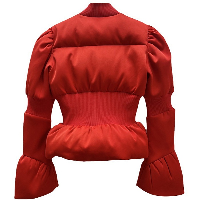SUPER WHOLESALE | Bell-Sleeve Puffed Outer Jacket