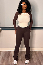 SUPER WHOLESALE | Two Tones Bodycon Pants Set