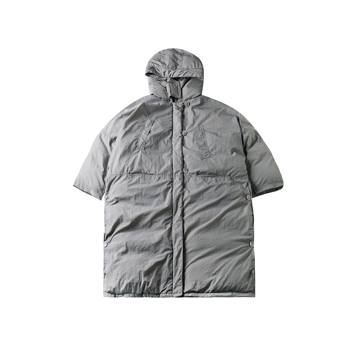 SUPER WHOLESALE | Side-Slit Loose Hooded Jacket