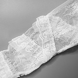 SUPER WHOLESALE | Lace Spin Trim Over-the-Knee Socks
