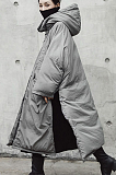 SUPER WHOLESALE | Side-Slit Loose Hooded Jacket
