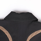 SUPER WHOLESALE | Mesh Patchwork Bomber Jacket