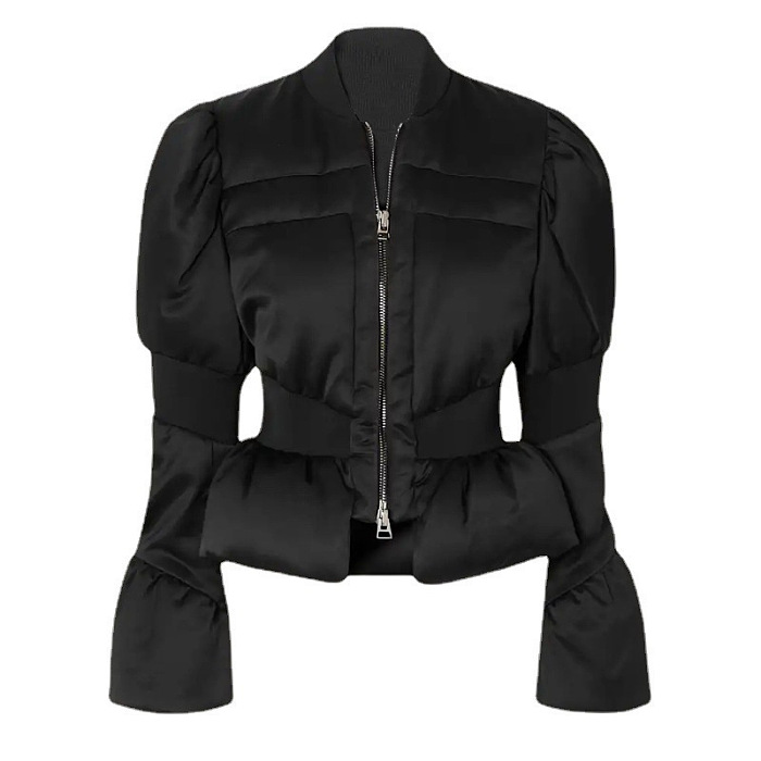 SUPER WHOLESALE | Bell-Sleeve Puffed Outer Jacket