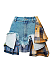 SUPER WHOLESALE | Deconstructed Asymmetric Plaid Patchwork Skirt