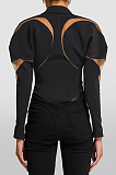 SUPER WHOLESALE | Mesh Patchwork Bomber Jacket