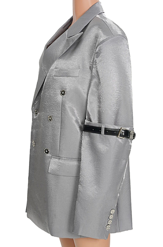 SUPER WHOLESALE | Oversized Silver-Sleeve Jacket