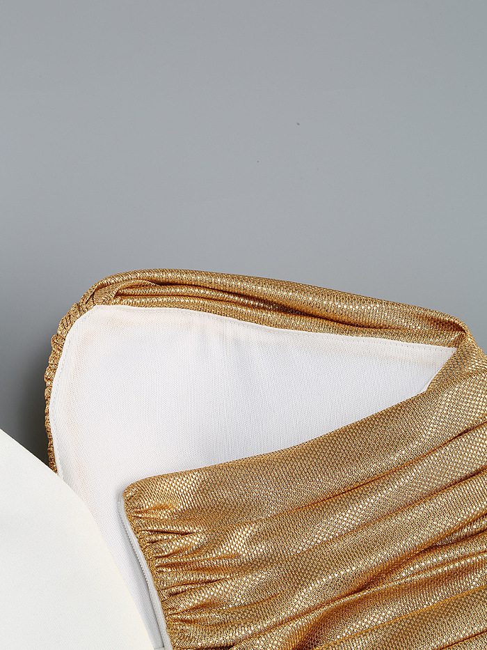SUPER WHOLESALE | One-Shoulder Long-Sleeve Leg-Exposing Bandage Dress