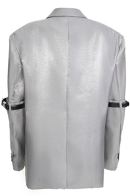 SUPER WHOLESALE | Oversized Silver-Sleeve Jacket