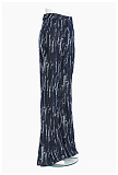 SUPER WHOLESALE | Textured Distressed Denim Flare Pants