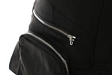SUPER WHOLESALE | Zipper Pocket Faux Two-Piece Skirt Pants Flare Trousers
