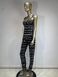 SUPER WHOLESALE | Spaghetti Strap Rhinestone Bodysuit