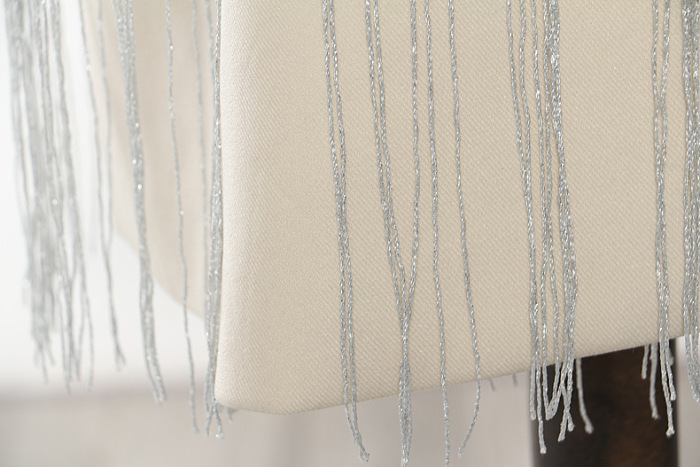 SUPER WHOLESALE | Fringe-Decorated Long Trench Coat