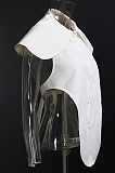 SUPER WHOLESALE |  Doll Collar Hollow Solid Shirt