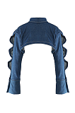 SUPER WHOLESALE | Cropped Denim Jacket
