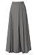SUPER WHOLESALE | Pleated Wide-Leg Loose Faux Skirt-Pants Casual Trousers