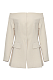 SUPER WHOLESALE | Off-Shoulder Zipper and Hidden Button Short Top Jacket