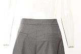 SUPER WHOLESALE | Pleated Wide-Leg Loose Faux Skirt-Pants Casual Trousers