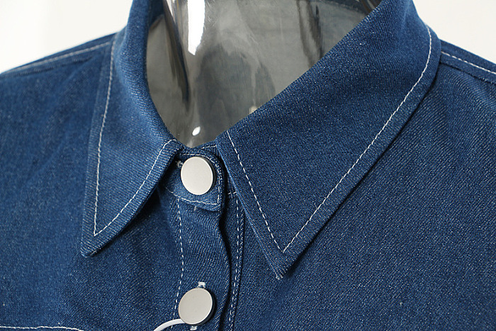 SUPER WHOLESALE | Cropped Denim Jacket