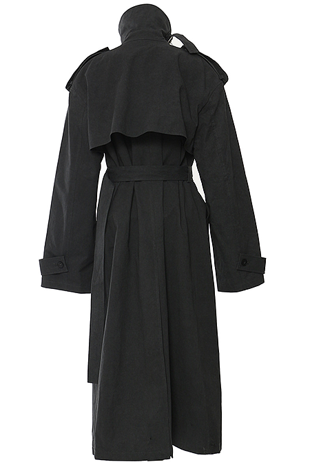 SUPER WHOLESALE | Color-Block Patchwork Trench Coat