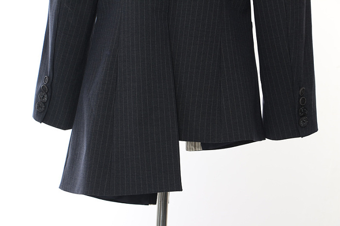 SUPER WHOLESALE | Color-Block Patchwork Asymmetric Cut Blazer