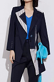 SUPER WHOLESALE | Color-Block Patchwork Asymmetric Cut Blazer