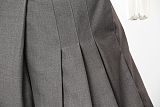 SUPER WHOLESALE | Pleated Wide-Leg Loose Faux Skirt-Pants Casual Trousers