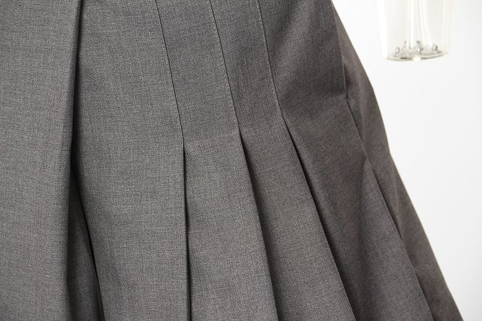 SUPER WHOLESALE | Pleated Wide-Leg Loose Faux Skirt-Pants Casual Trousers