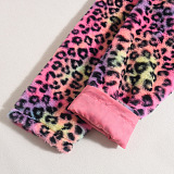 SUPER WHOLESALE | Thickened   Cropped Hollow Thermal Two-Piece Set