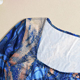 SUPER WHOLESALE | Patchwork Long-Sleeve Top
