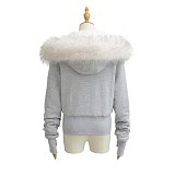SUPER WHOLESALE |Thickened Fleece Zipper Jacket