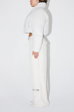 SUPER WHOLESALE | Puffy Standing Collar Downcoat in White