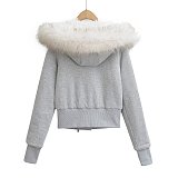 SUPER WHOLESALE |Thickened Fleece Zipper Jacket