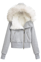 SUPER WHOLESALE |Thickened Fleece Zipper Jacket