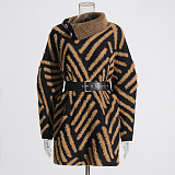 SUPER WHOLESALE | Collared Striped Sweater
