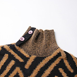 SUPER WHOLESALE | Collared Striped Sweater