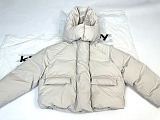 SUPER WHOLESALE | Detachable Hood Oversized Cotton-Padded Down Jacket Creamy