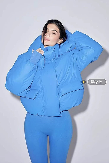 SUPER WHOLESALE | Detachable Hood Oversized Cotton-Padded Down Jacket Blue
