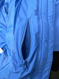 SUPER WHOLESALE | Detachable Hood Oversized Cotton-Padded Down Jacket Blue