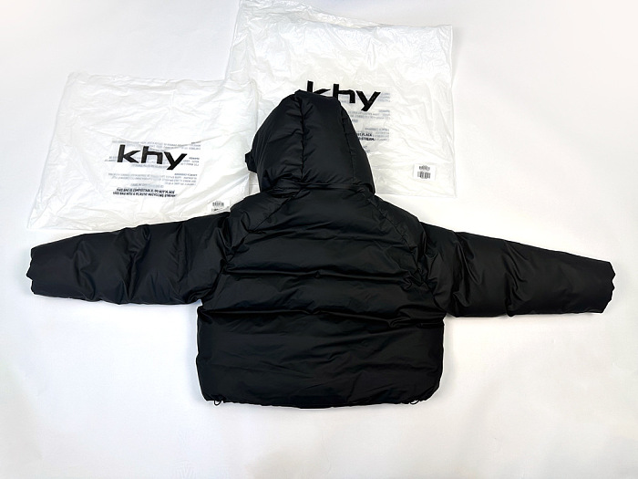 SUPER WHOLESALE | Detachable Hood Oversized Cotton-Padded Down Jacket Black