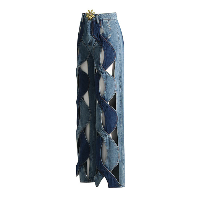 SUPER WHOLESALE | Twist-Front High-Waist Wide-Leg Pants